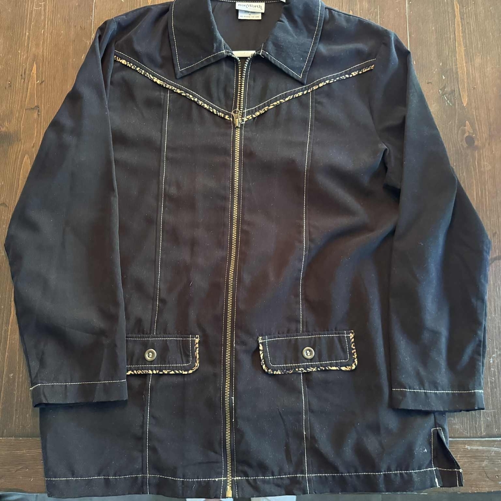 BonWorth Black Jacket with Gold Trim